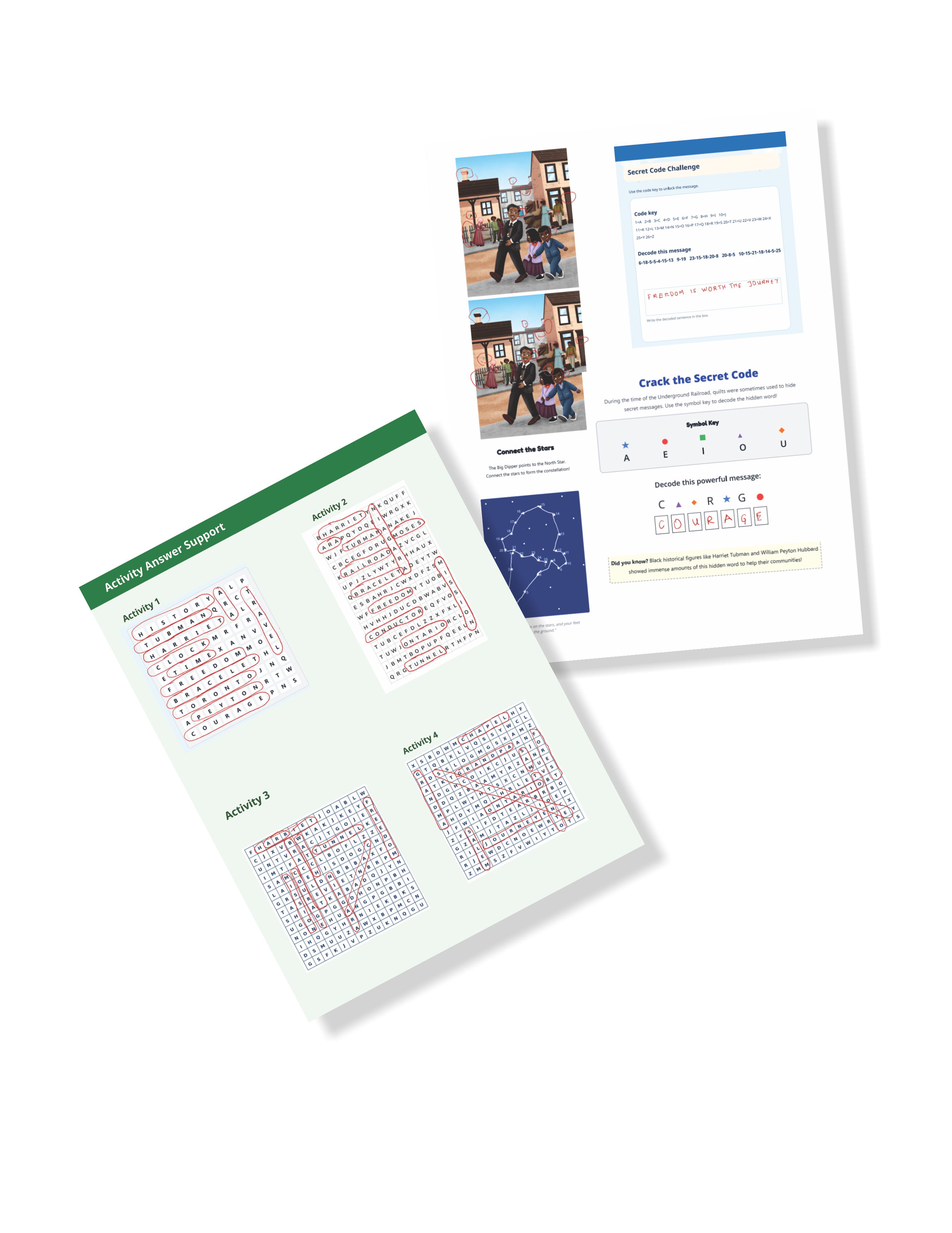 Boredom Busters answer sheets preview